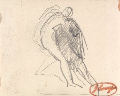 Figura che sostiene una figura svenuta da George Romney